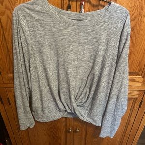Old navy breath on long sleeve active tshirt with front knot